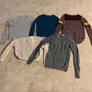 Bundle of 5 Sweaters